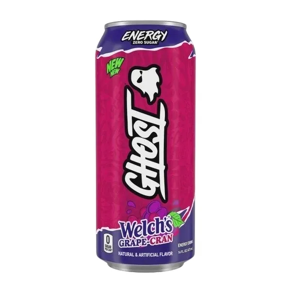 GHOST Energy Drink RTD, Flavor: Welch's Grape Cran, Notice: Limit 12 cans; overages refunded., Size: 16 fl oz