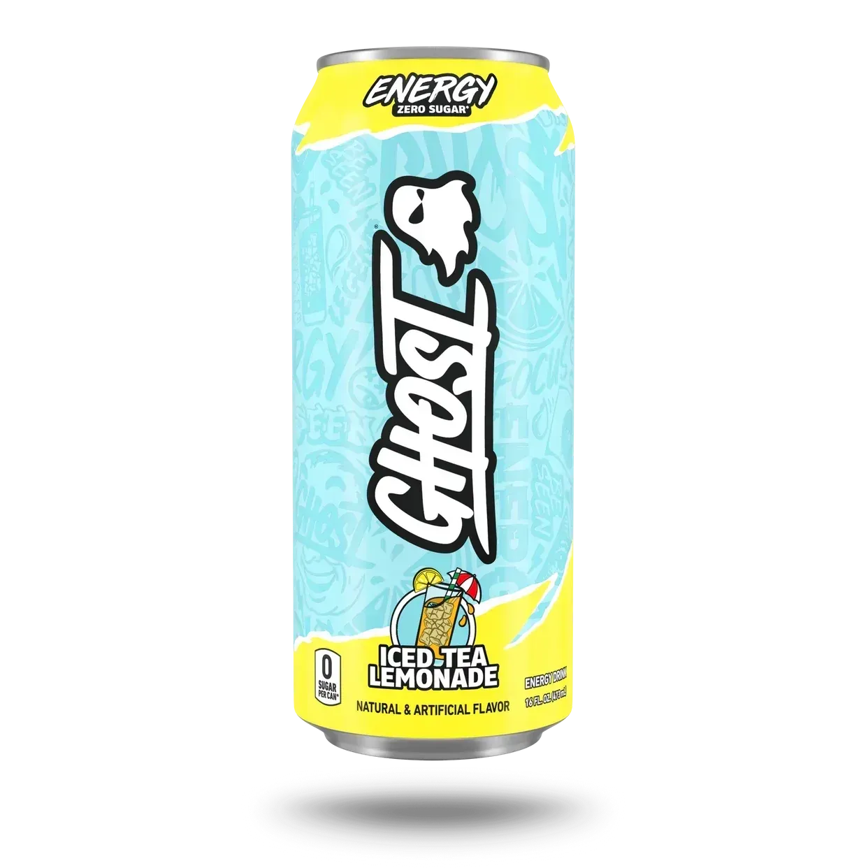 GHOST Energy Drink RTD, Flavor: Iced Tea Lemonade, Notice: Limit 12 cans; overages refunded., Size: 16 fl oz