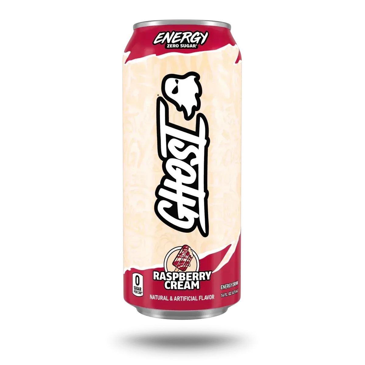 GHOST Energy Drink RTD, Flavor: Raspberry Cream, Notice: Limit 12 cans; overages refunded., Size: 16 fl oz