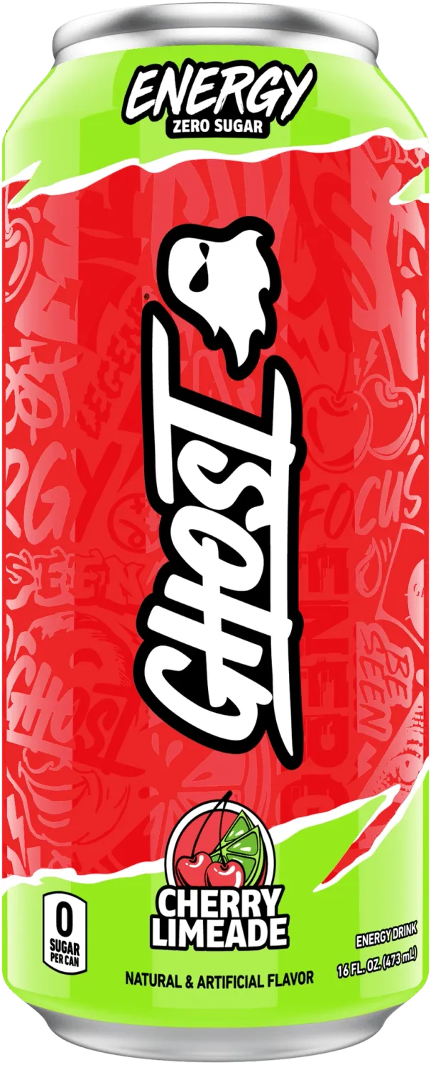GHOST Energy Drink RTD, Flavor: Cherry Limeade, Notice: Limit 12 cans; overages refunded., Size: 16 fl oz