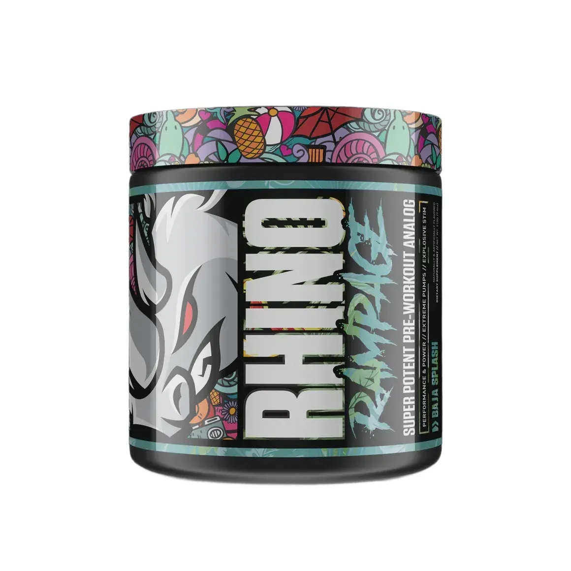 MuscleSport Rhino Rampage, Size: 30 Servings, Flavor: Baja Splash