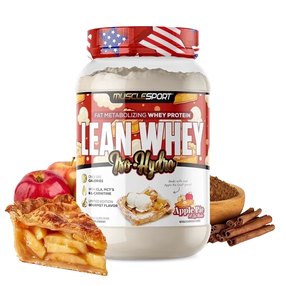 Musclesport Lean Whey 2 lb, Flavor: Apple Pie a la Mode, Size: 2 lb