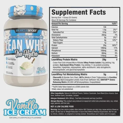 Musclesport Lean Whey 2lb