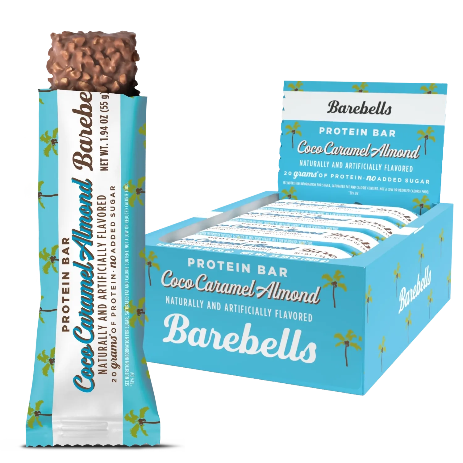 Barebells Protein Bars, Flavor: Coco Caramel Almond, Size: 12 Bars