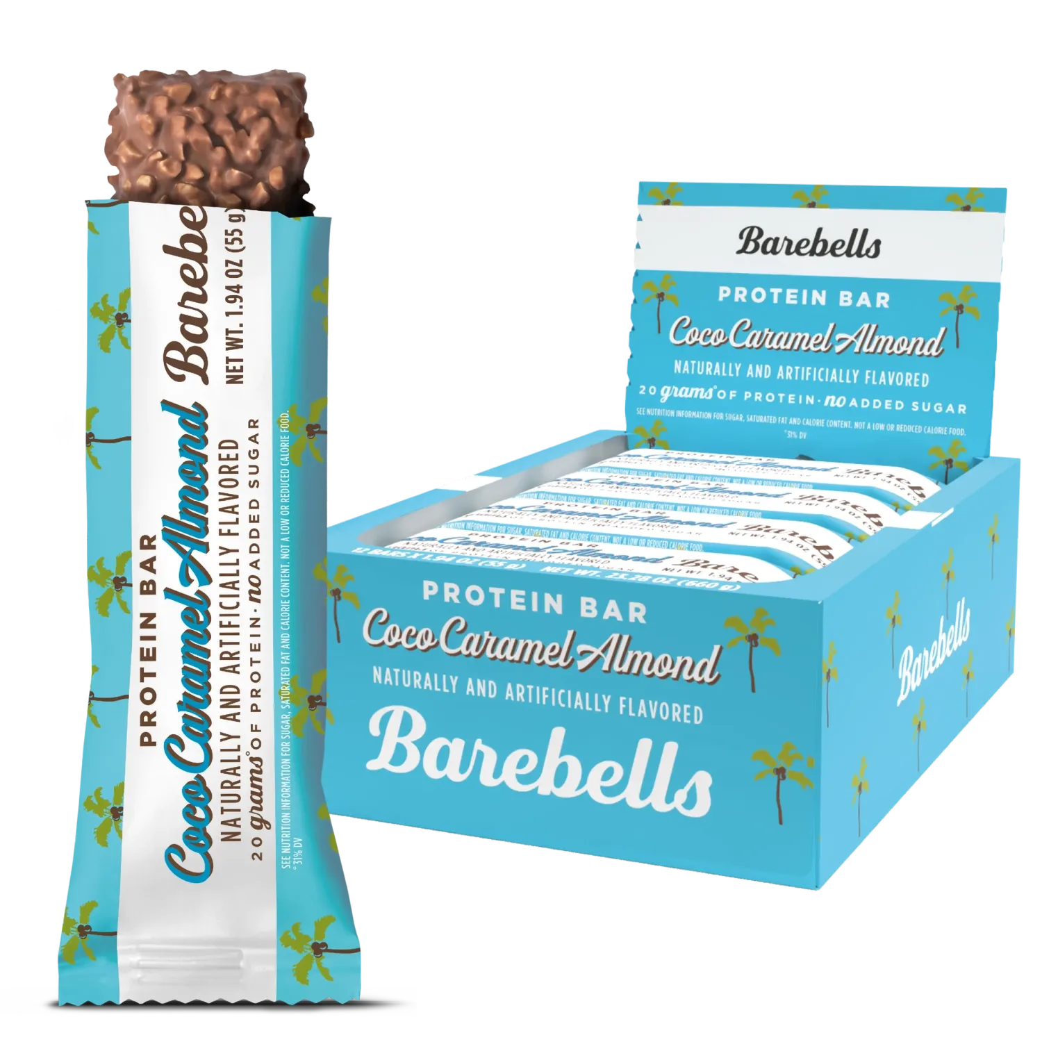 Barebells Protein Bars, Flavor: Coco Caramel Almond, Size: 12 Bars