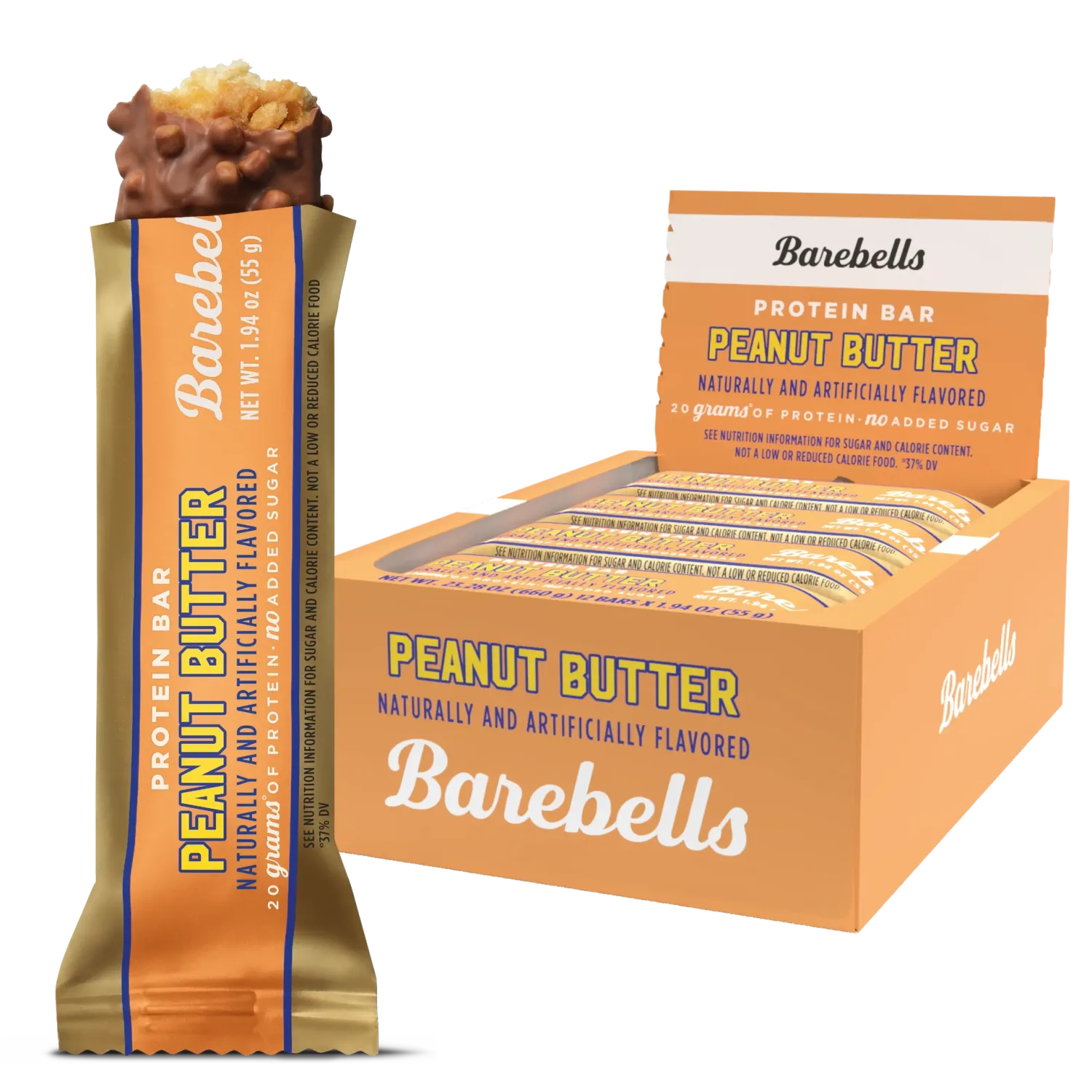 Barebells Protein Bars, Flavor: Peanut Butter, Size: 12 Bars