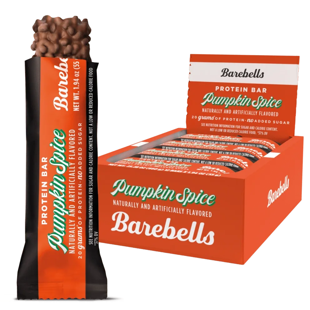 Barebells Protein Bars, Flavor: Pumpkin Spice, Size: 12 Bars