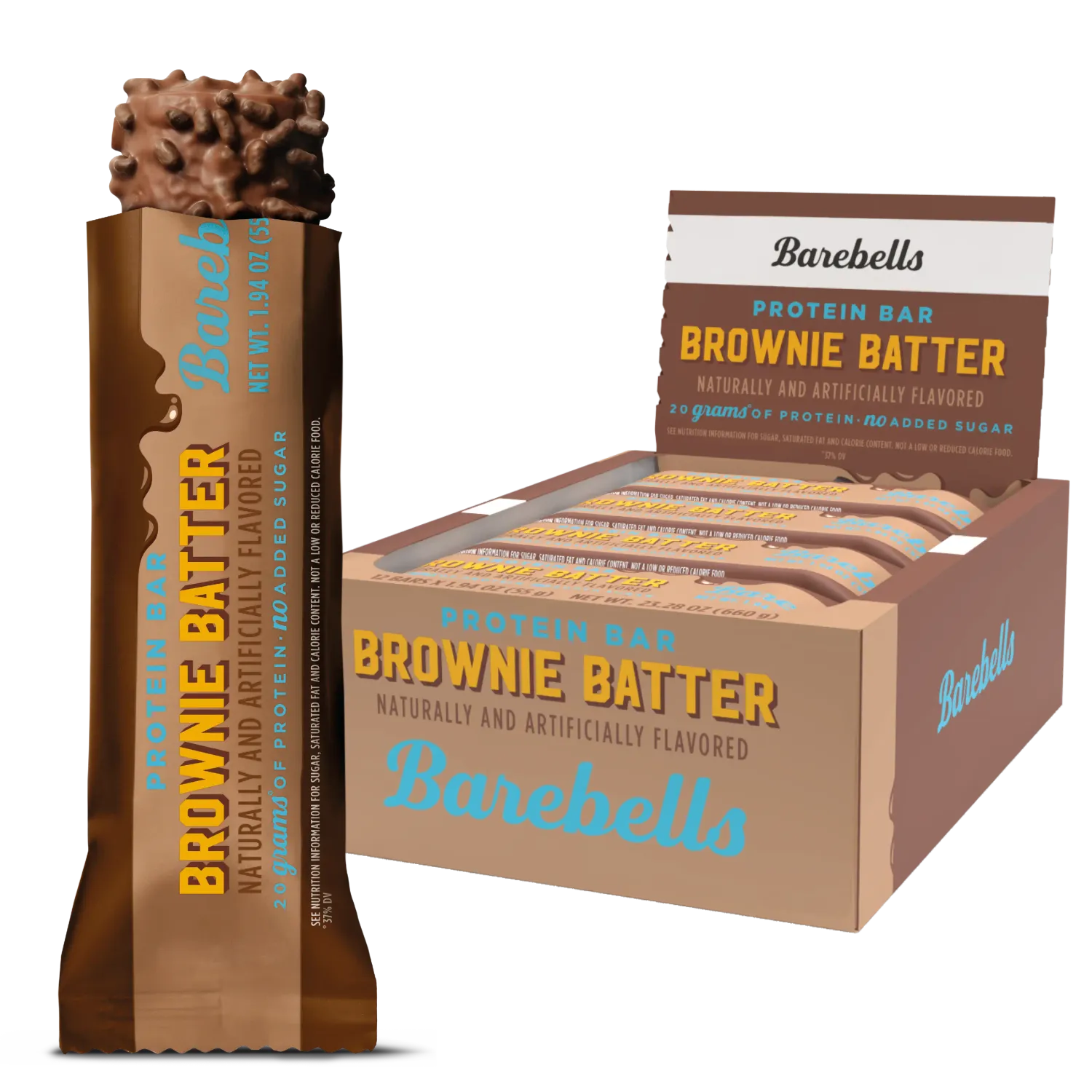 Barebells Protein Bars, Flavor: Brownie Batter, Size: 12 Bars