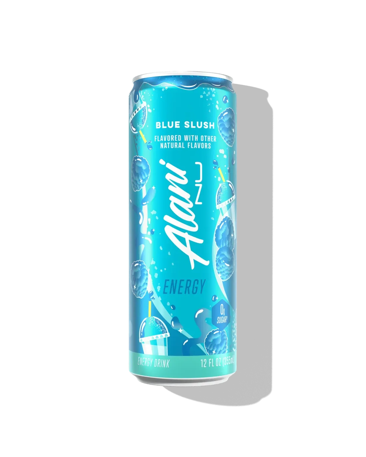 Alani Nu Energy Drinks, Flavor: Blue Slush, Notice: Limit 12 cans; overages refunded., Size: 1 Can / 12 fl oz
