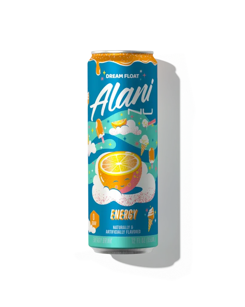 Alani Nu Energy Drinks, Flavor: Dream Float, Notice: Limit 12 cans; overages refunded., Size: 1 Can / 12 fl oz