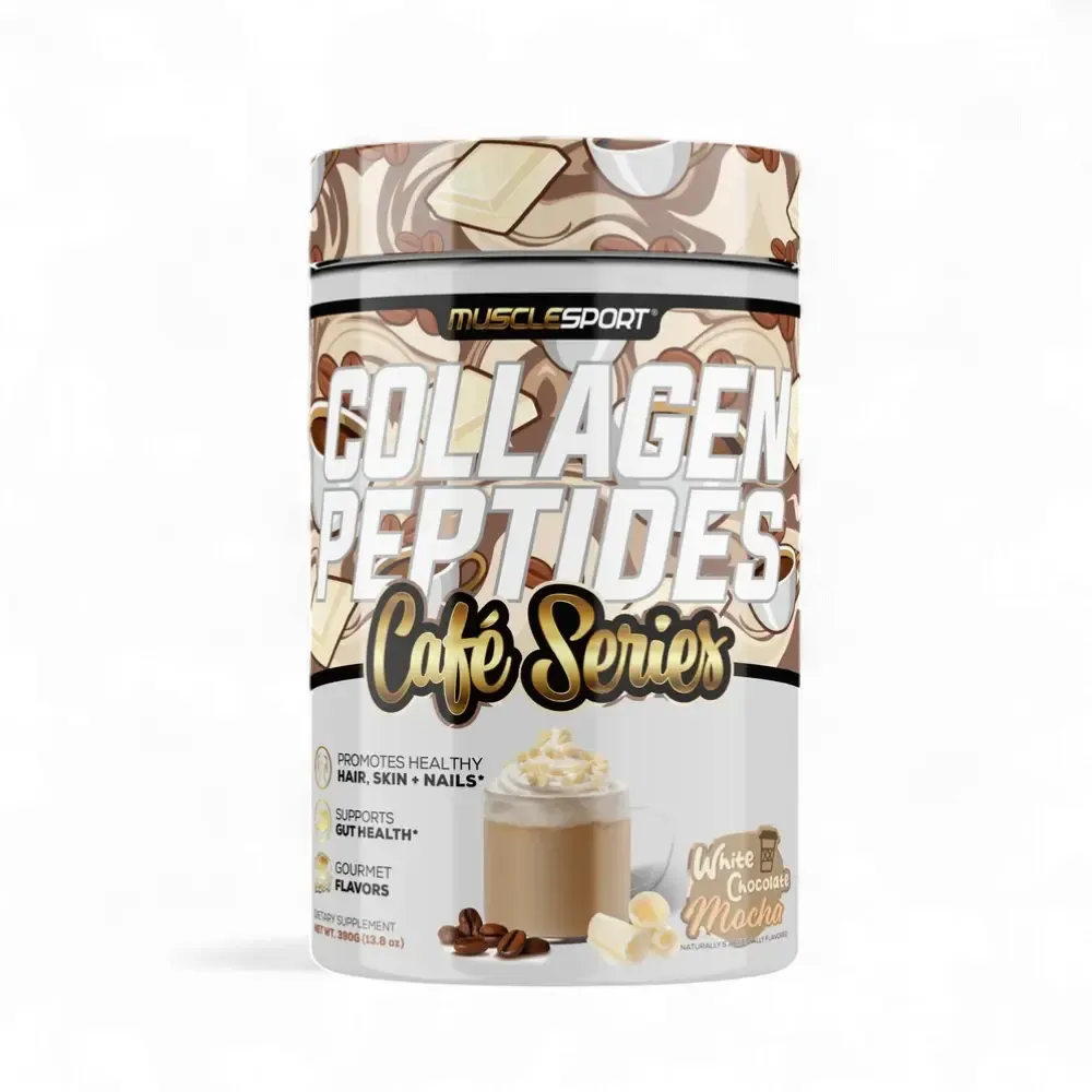 Musclesport Collagen Peptides, Size: 30 Servings, Flavor: White Chocolate Mocha