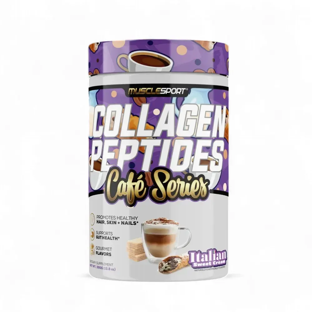 Musclesport Collagen Peptides, Size: 30 Servings, Flavor: Italian Sweet Cream