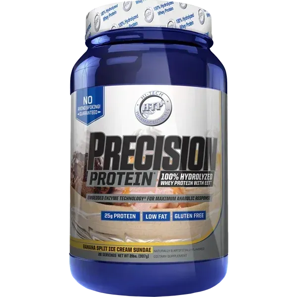 Hi-Tech Precision Protein 2 lb, Flavor: Banana Split Ice Cream Sundae, Size: 2 lb