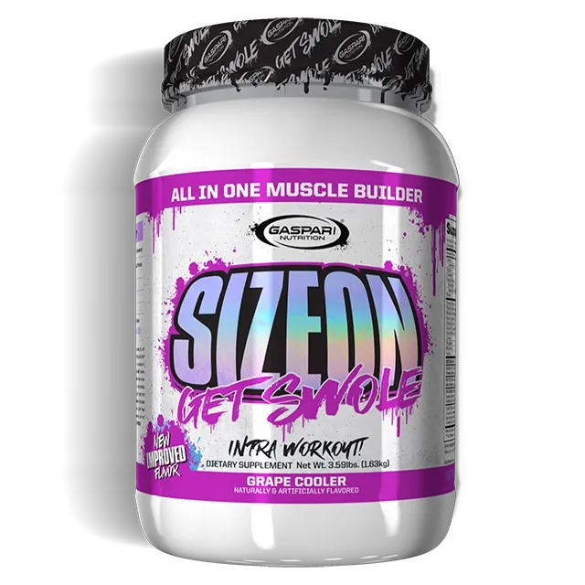 Gaspari Nutrition SizeOn Get Swole, Flavor: Grape Cooler, Size: 24 Servings