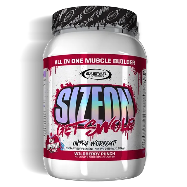 Gaspari Nutrition SizeOn Get Swole, Flavor: Wild Berry Punch, Size: 24 Servings