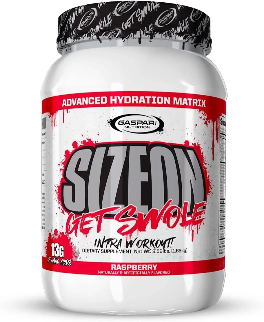 Gaspari Nutrition SizeOn Get Swole, Flavor: Raspberry, Size: 24 Servings
