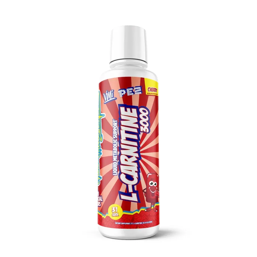 VMI Sports L-Carnitine 3000 Liquid, Flavor: PEZ Cherry, Size: 16 fl oz