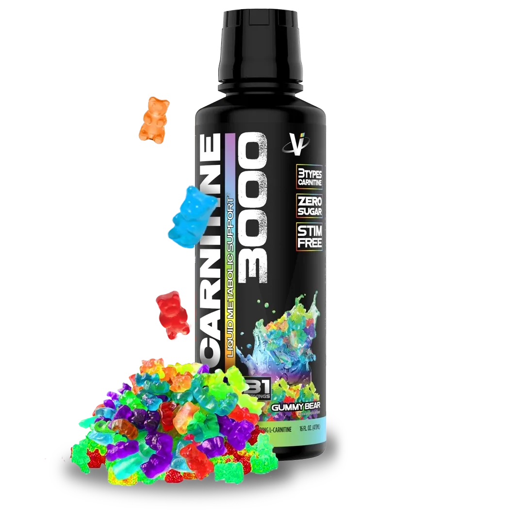 VMI Sports L-Carnitine 3000 Liquid, Flavor: Gummy Bear, Size: 16 fl oz