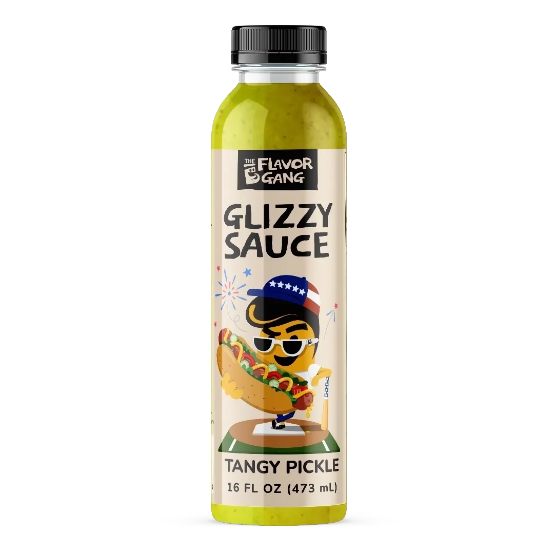 The Flavor Gang Sauces, Flavor: Glizzy Sauce (Tangy Pickle), Size: 16 fl oz