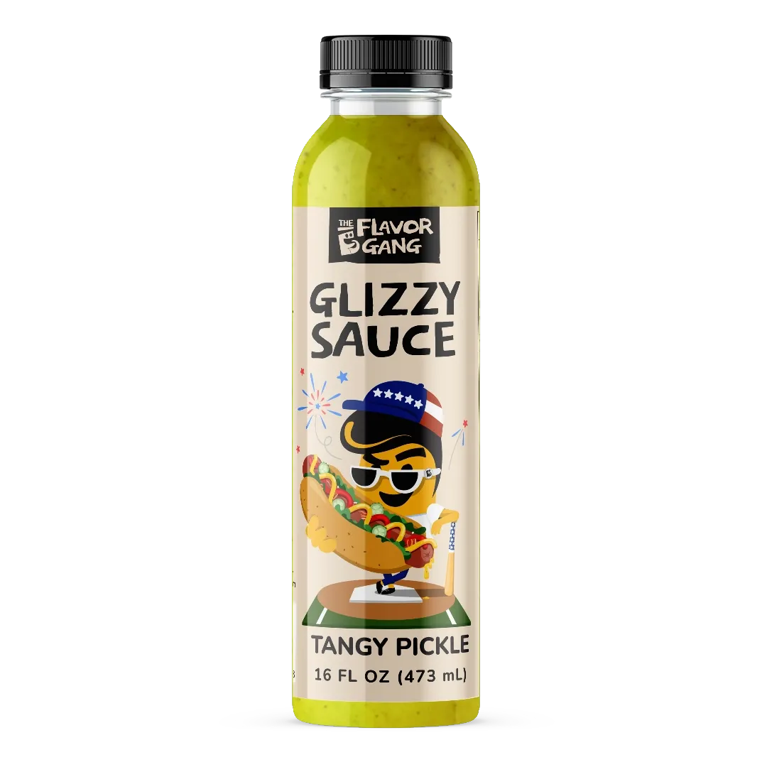 The Flavor Gang Sauces, Flavor: Glizzy Sauce (Tangy Pickle), Size: 16 fl oz