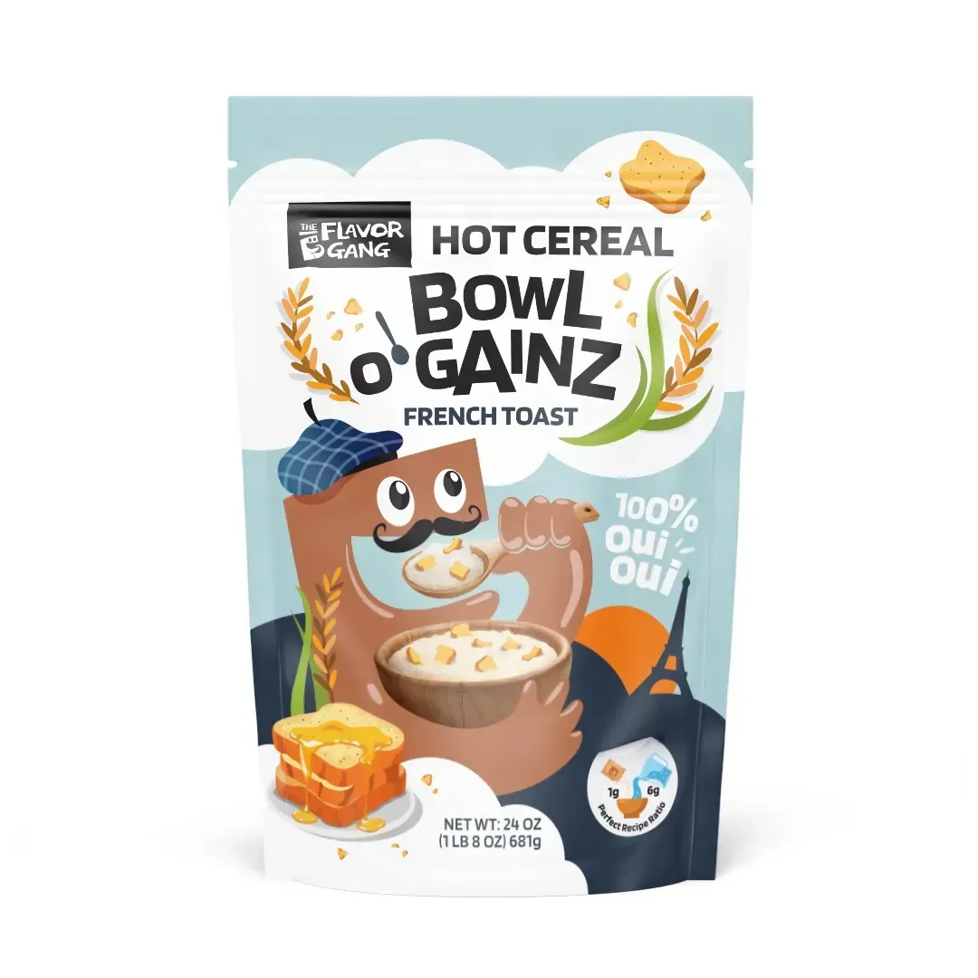 The Flavor Gang Hot Cereal Bowl O' Gainz