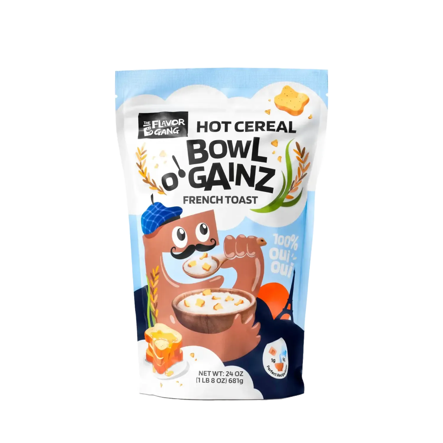 The Flavor Gang Hot Cereal Bowl O' Gainz
