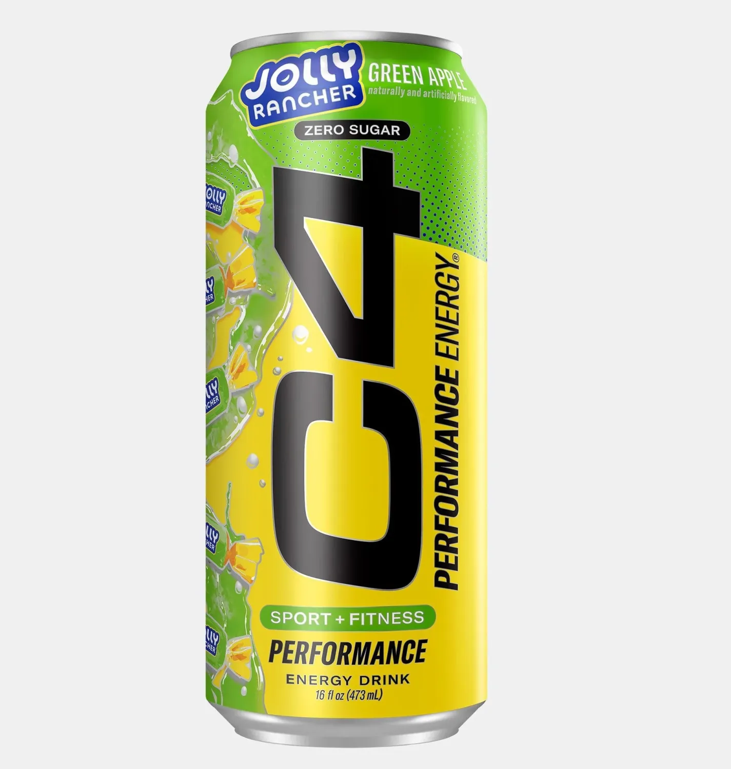 Cellucor C4 Energy Carbonated RTD, Flavor: Green Apple JOLLY RANCHER™, Notice: Limit 12 cans; overages refunded., Size: 1 Can (16 fl oz)
