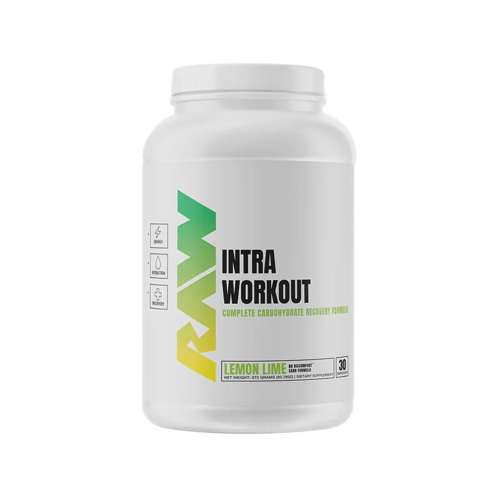 Raw Nutrition Raw Intra-Workout, Size: 30 Servings, Flavor: Lemon Lime