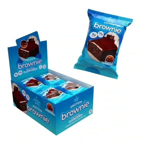Alpha Prime Prime Bites Protein Brownies, Flavor: Glazed Chocolate Cookie Monster, Size: 1 Brownie