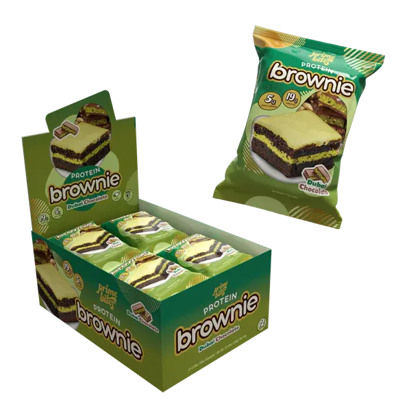 Alpha Prime Prime Bites Protein Brownies, Size: 1 Brownie, Flavor: Dubai Chocolate