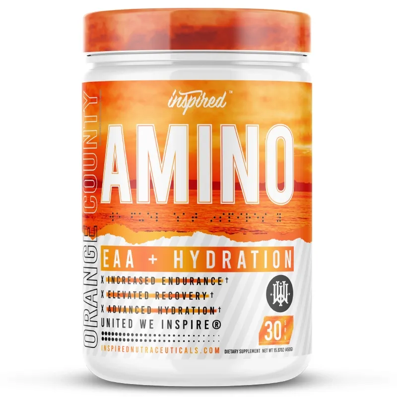 Inspired Amino, Flavor: Orange County, Size: 30 Servings