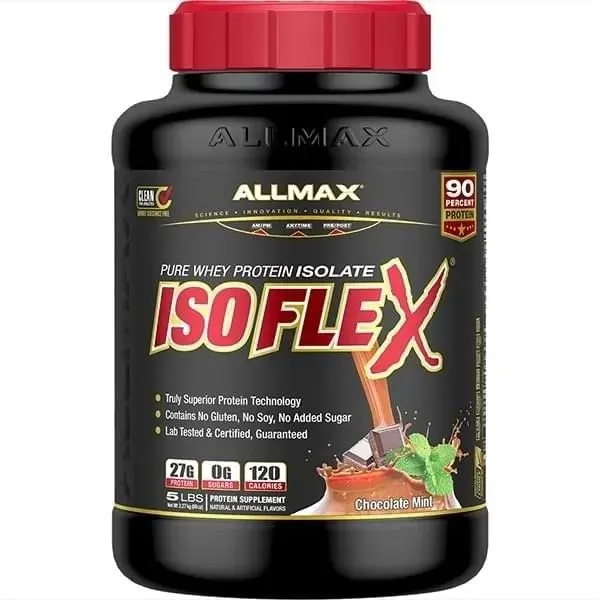 Allmax Isoflex 5 lb, Flavor: Chocolate Mint, Size: 5 lb
