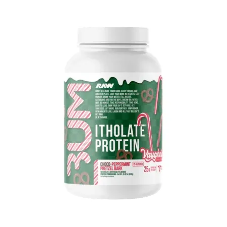 Raw Nutrition Cbum Itholate Protein, Flavor: Choco-Peppermint Pretzel Bark, Size: 25 Servings