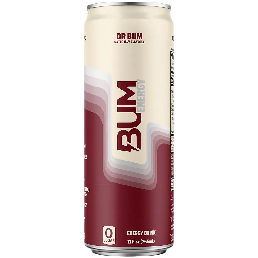 Bum Energy RTD, Flavor: Dr. Bum, Notice: Limit 12 cans; overages refunded., Size: 1 Can (12 fl oz)