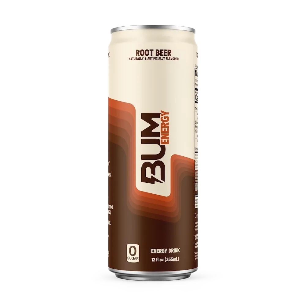 Bum Energy RTD, Flavor: Root Beer, Notice: Limit 12 cans; overages refunded., Size: 1 Can (12 fl oz)