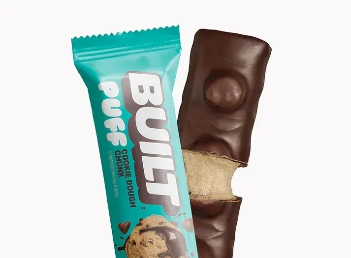 BUILT Puff Protein Bars, Flavor: Cookie Dough Chunk Puff, Size: 1 Bar
