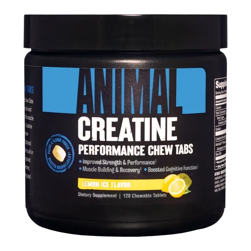 Universal Animal Creatine Chews, Flavor: Lemon Ice, Size: 30 Servings
