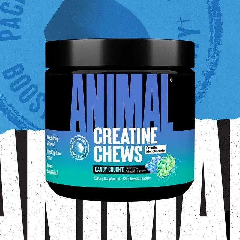 Universal Animal Creatine Chews, Flavor: Candy Crush'd, Size: 30 Servings