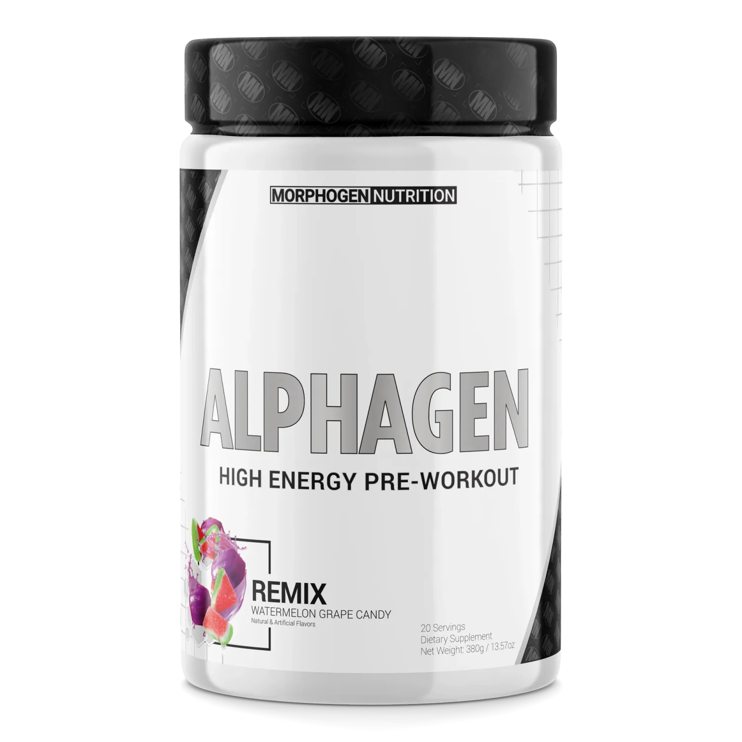Morphogen Nutrition Alphagen, Flavor: Remix (Watermelon Grape Candy), Size: 20 Servings
