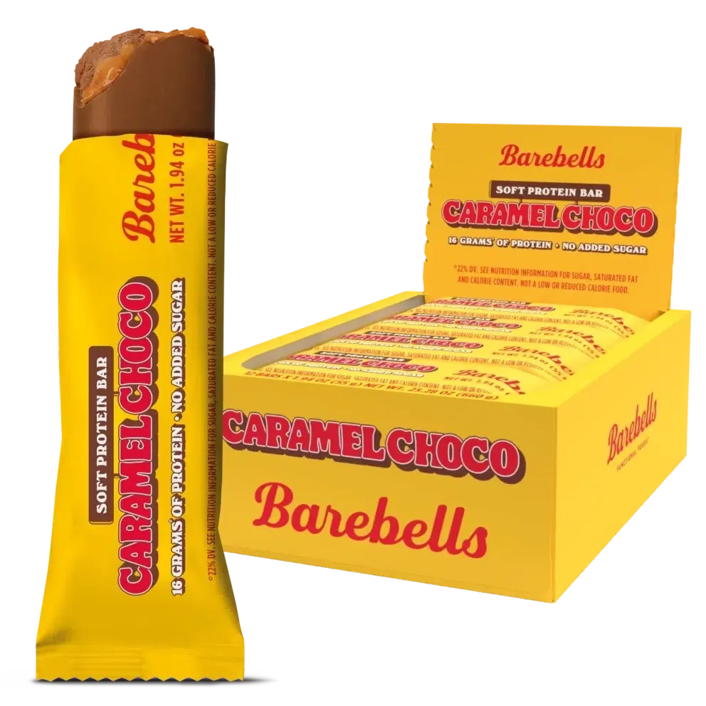Barebells Soft Protein Bars, Flavor: Caramel Choco, Size: 12 Bars