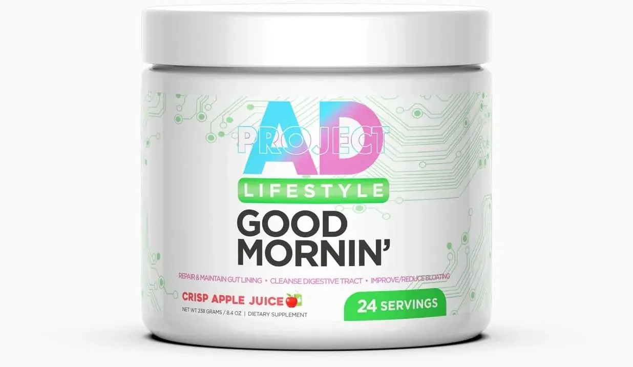 Project AD Good Mornin, Flavor: Crisp Apple Juice, Size: 24 Servings