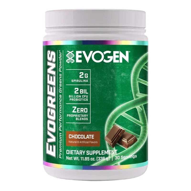 Evogen Evogreens, Flavor: Chocolate, Size: 30 Servings