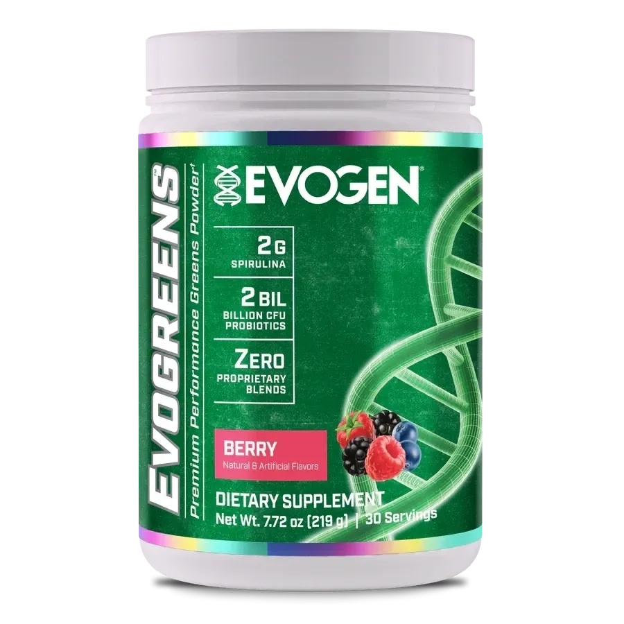Evogen Evogreens, Flavor: Berry, Size: 30 Servings
