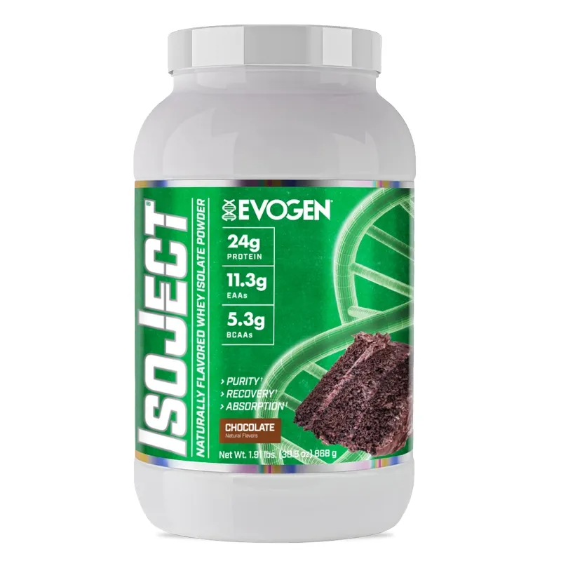 Evogen IsoJect Naturals, Flavor: Chocolate, Size: 28 Servings