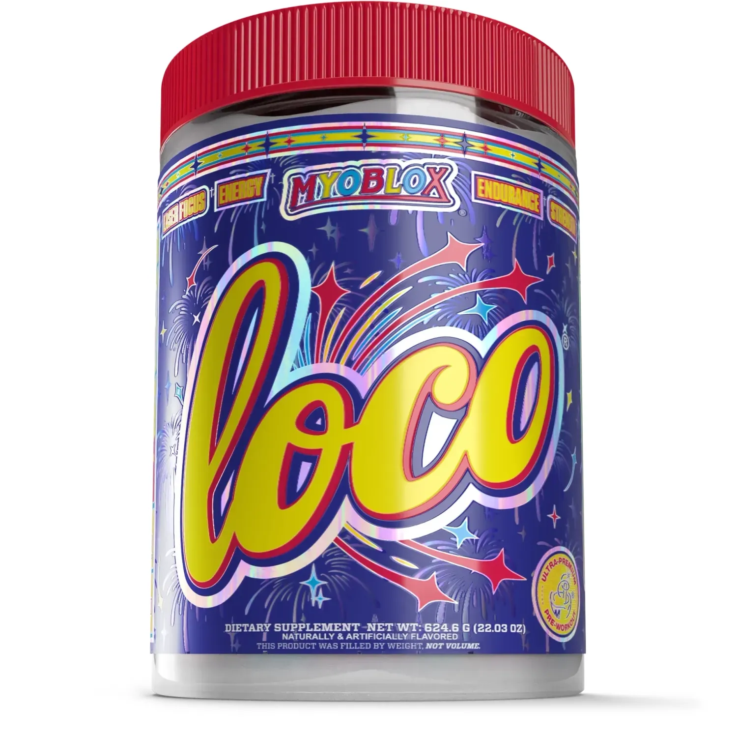 MyoBlox Loco Pre-Workout, Flavor: Sucka Free Tea, Size: 20 Servings