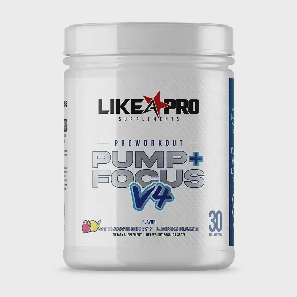 Like A Pro Pump + Focus V4 Pre-Workout, Flavor: Pink Gummy Candy, Size: 30 Servings
