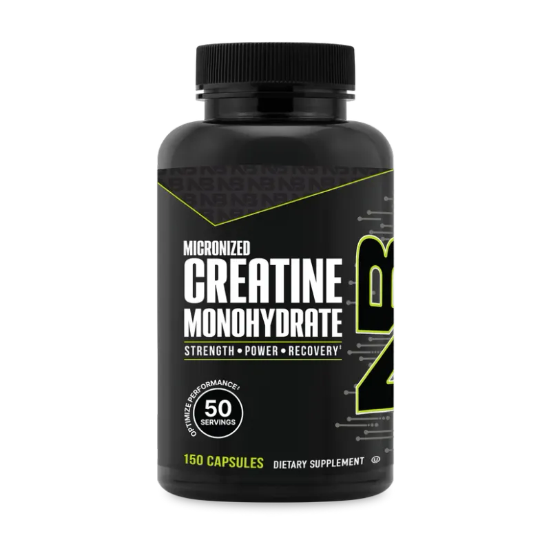 NutraBio Creatine Monohydrate Capsules
