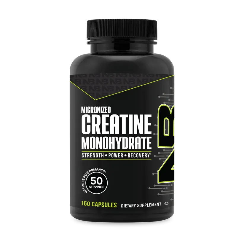 NutraBio Creatine Monohydrate Capsules, Size: 150 Capsules
