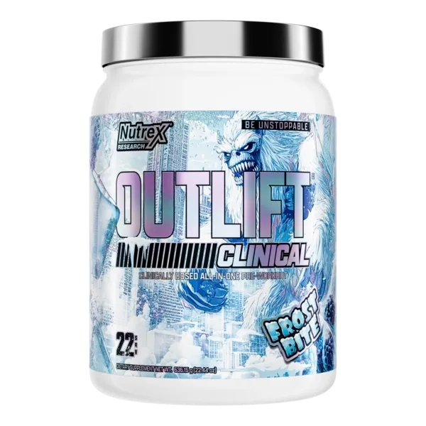 Nutrex OUTLIFT Clinical Pre-Workout, Flavor: Frost Bite, Size: 22 Servings