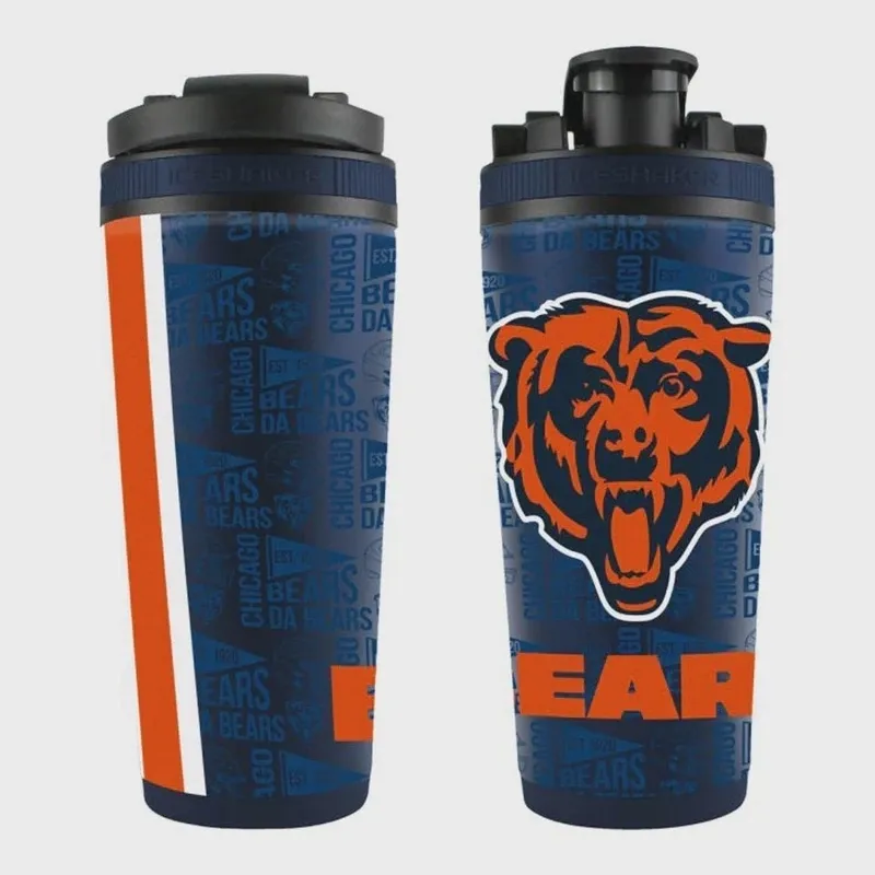 Ice Shaker NFL 4D Ice Shakers, Size: 26 oz, Team: Chicago Bears